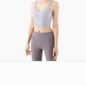 Sports Bra for Women Longline Padded Bra Yoga Crop